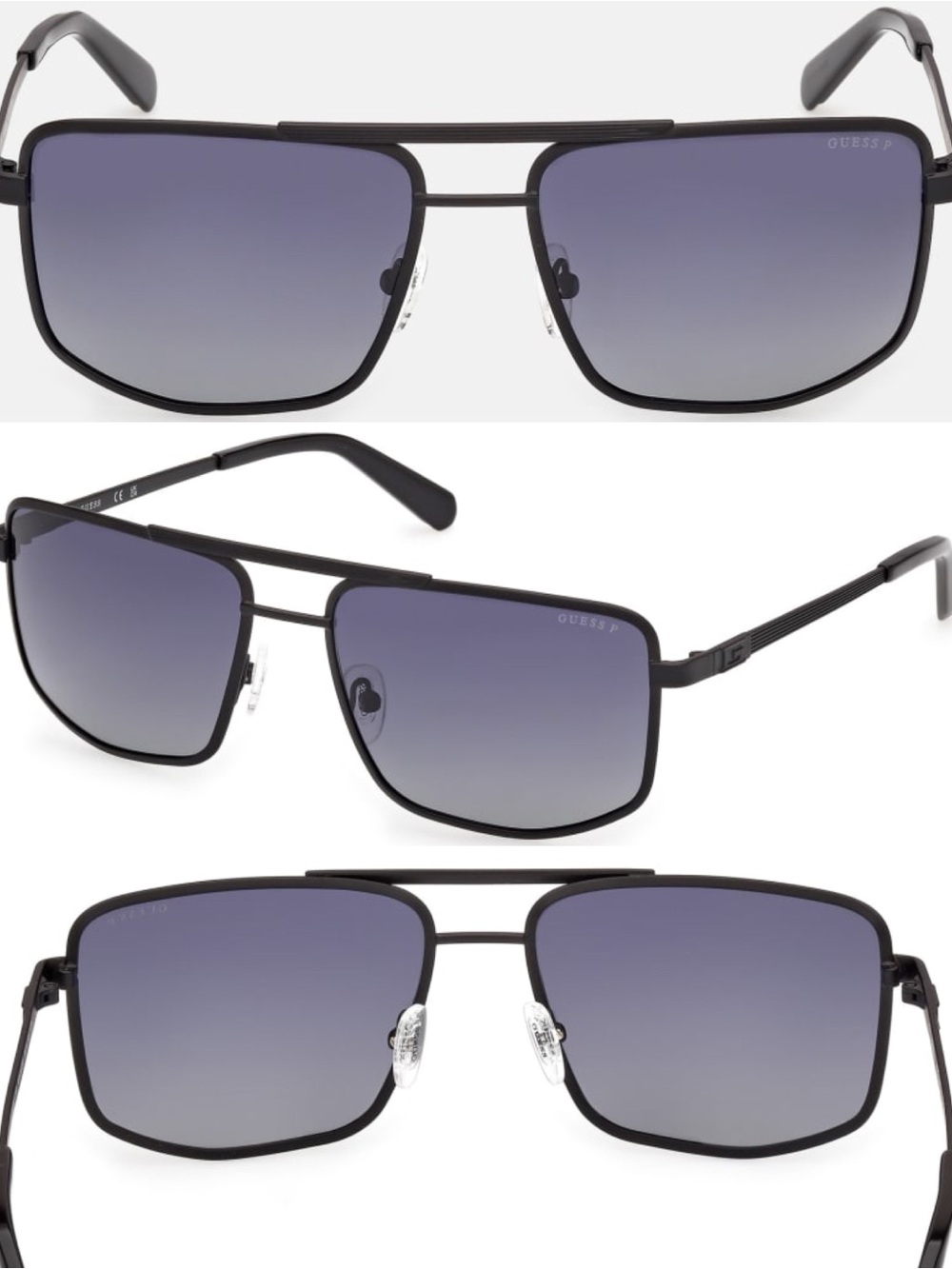 Men’s Guess Metal Navigator Sunglasses